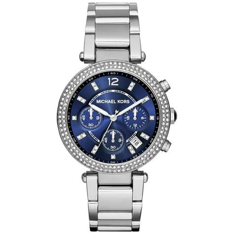 Michael Kors Women's Parker Chronograph Navy Dial 